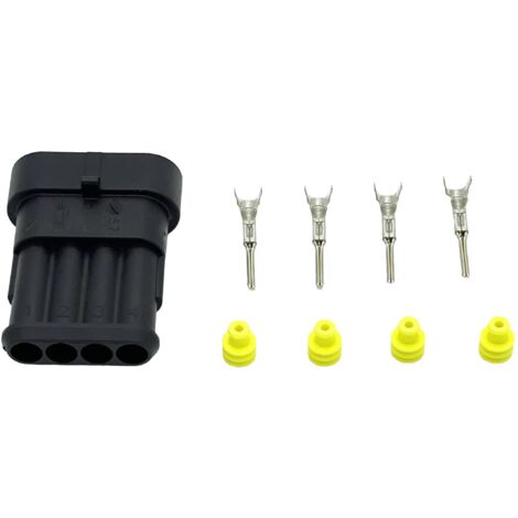 MTA 3050129 CONNECTEUR SUPERSEAL 1,5MM - 4 PÔLES - MÂLE