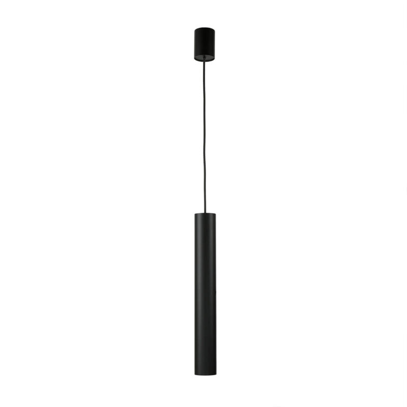 Métal Lampe à suspendre Noir GU10 Moderne étroite