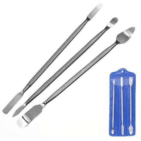 mtal Spudger Set,3 Pices Outils De Dmontage D'ouverture De Spudger En Mtal A Double Extrmit Kit D'outils De Rparation De Tlphone Portable/ipad/tab