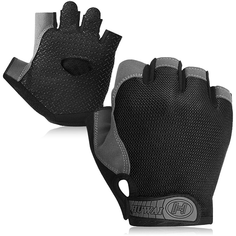 

MTB bici del deporte de los medios guantes de ciclismo antideslizantes dedo guantes moto corta Guantes Peso Guantes de pesas guantes de verano al