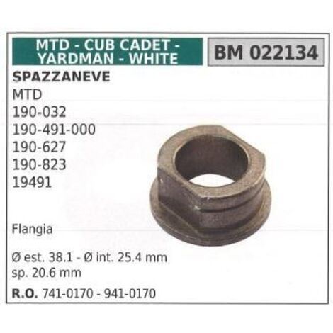 MTD bride de chasse-neige 190-032 190-491-000 022134