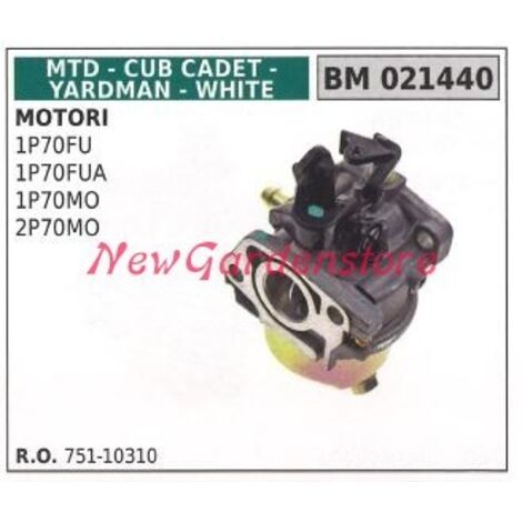 MTD carburateur à cuve tondeuse à gazon 1P70FU 1P70FUA 021440