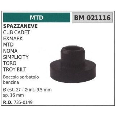 MTD douille chasse-neige cub cadet 021116