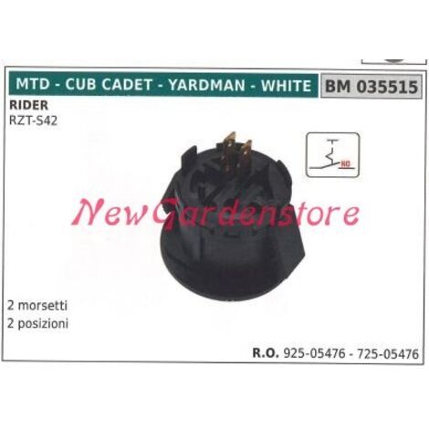 MTD rider RZT-S42 interrupteur de démarrage de tracteur de pelouse 035515
