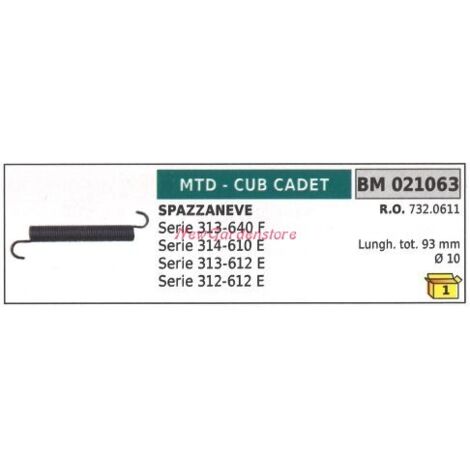 MTD SERIE 313-640 F chasse-neige automoteur ressort de traction 021063