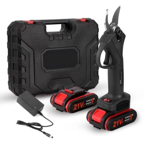 MTEVOTX - Sécateur électrique sans fil 21V - secateur de jardin electrique - Diamètre de coupe 30mm - Design antidérapant