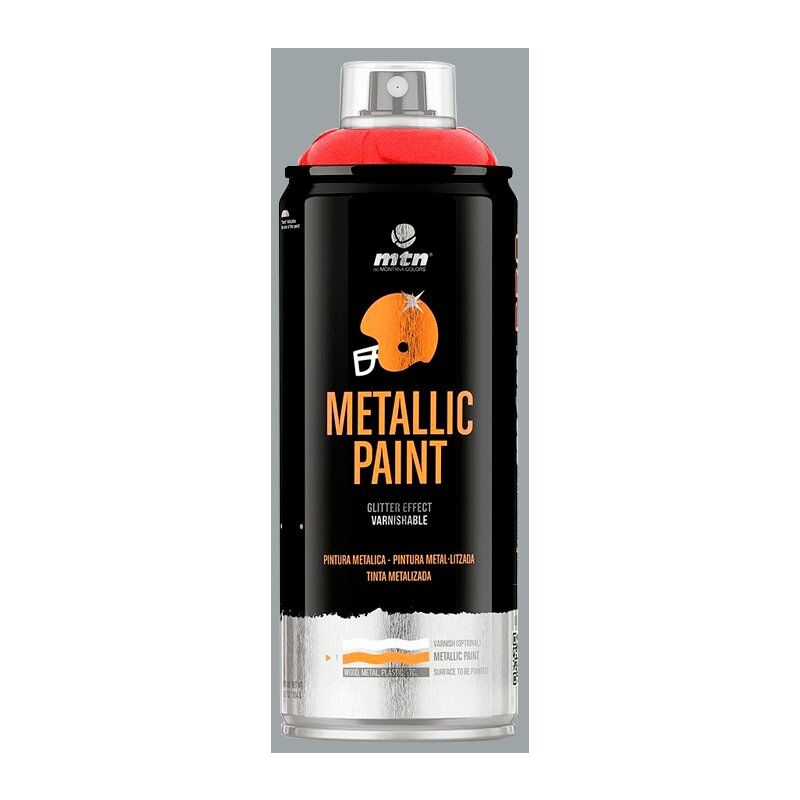 

Spray de pintura efecto metálico 400ml Pro Color ALUMINIO - Montana