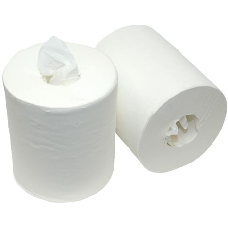 MTS Euro 119070 MIDI carta di pulizia, 1-layer cellulosa, coreless, bianco