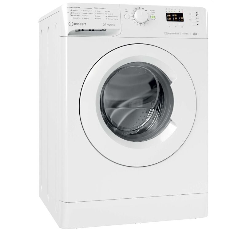 Indesit - lavadora ojo de buey 8 kg 1400 rpm - MTWA81495WFR