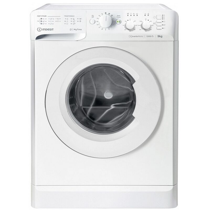 Image of Indesit - lavatrice oblò 9kg 1200 giri bianco - MTWC91284WEU