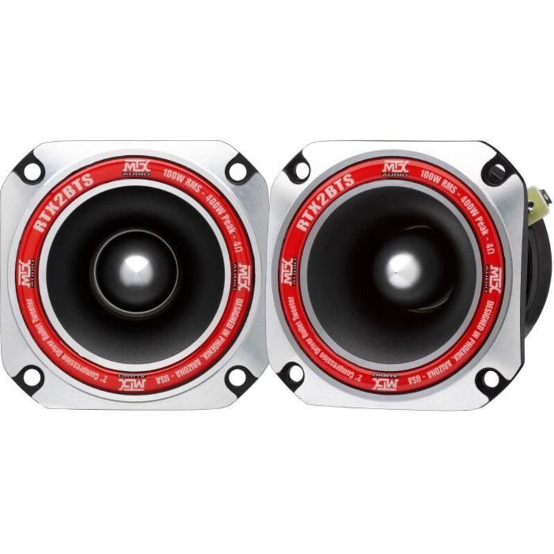 Mtx Audio - mtx tweeter a haute efficacité RTX2BTs - Ø8cm - Bobine 25mm - 100W rms - 400W - Peak 4O 102.0dB/2V/1m vendu a la piece