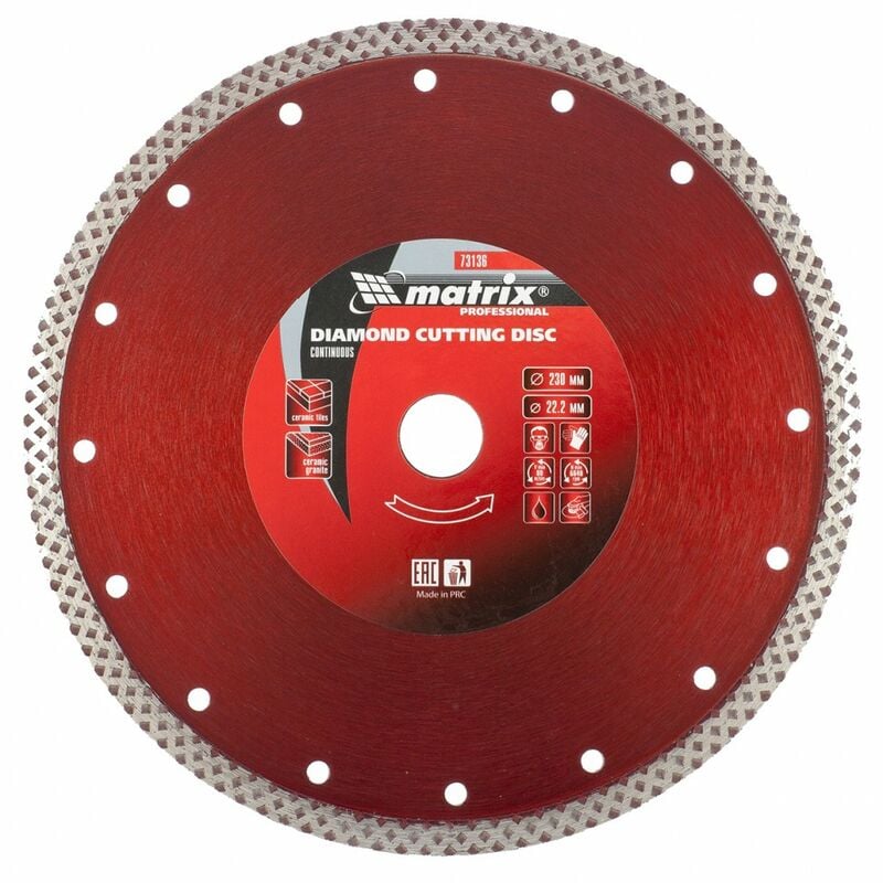 

MTX - Disco de sierra continua de diamante - 230 x 22,2 mm