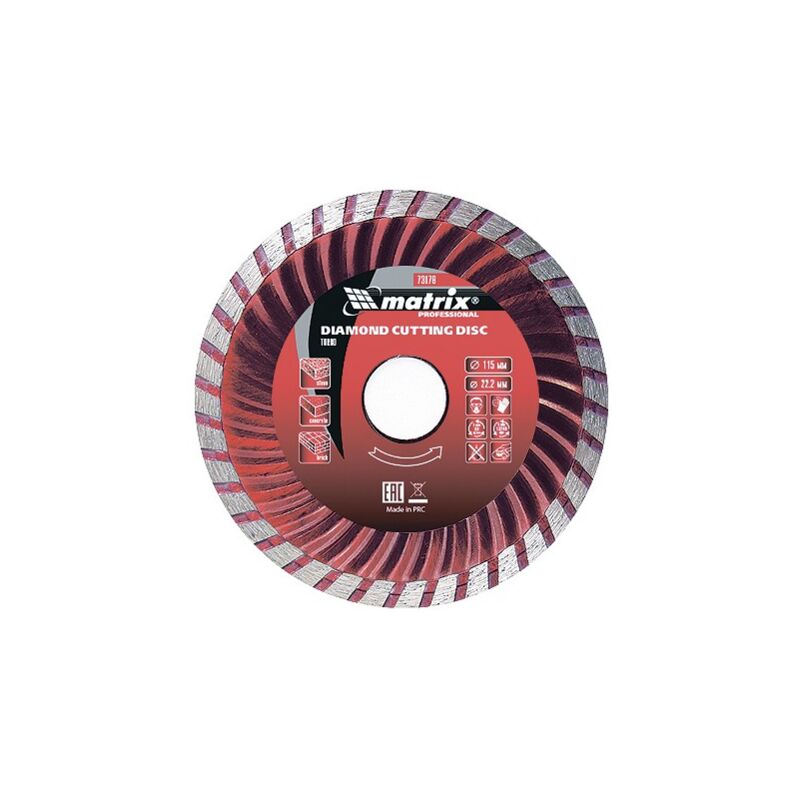 MTX - Disco diamantato continuo Pro - 115 x 22,2