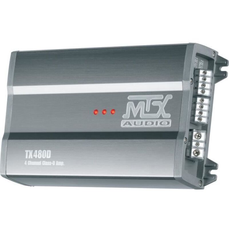 Mtx Audio Mtx Tx480d Auto-verstärker Klasse-d 4x120w Rms @2ω Oder 2x240w Rms @ 4ω Mit Variablen Filtern