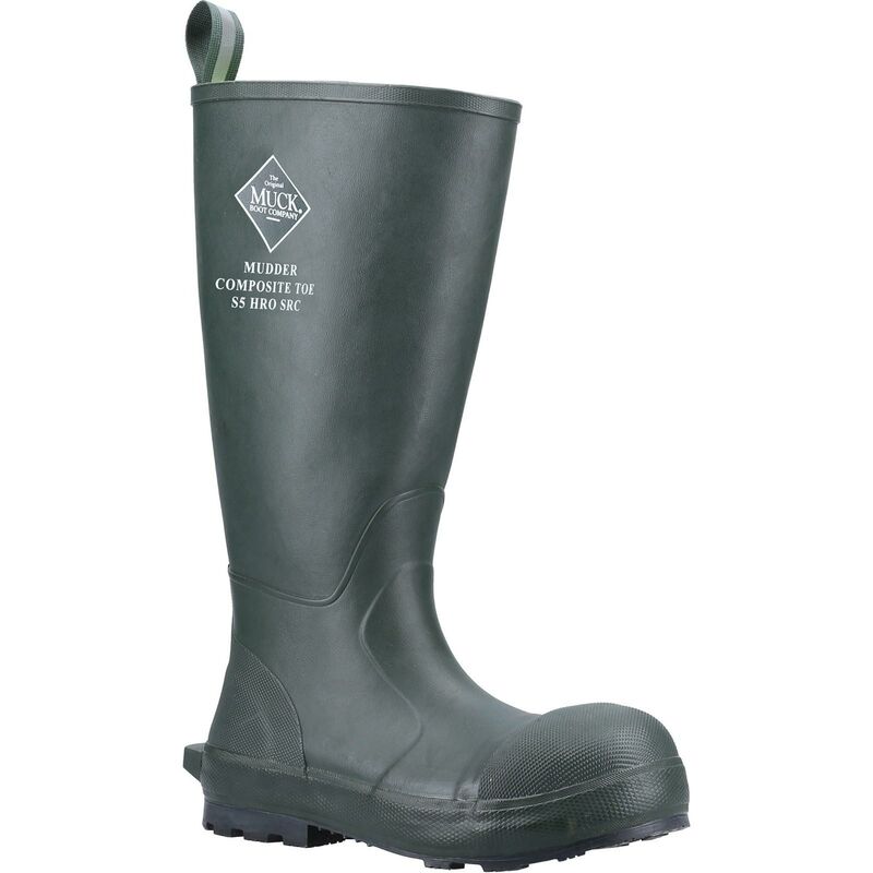 Unisex Adult Mudder Wellington Boots (4 uk) (Moss) - Muck Boots