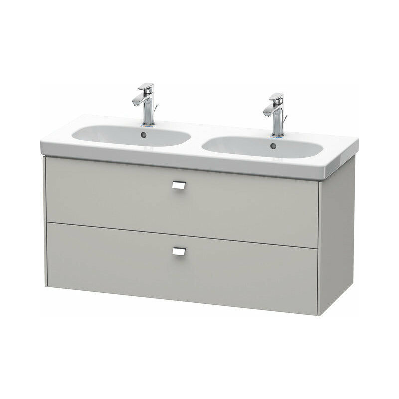 

Mueble alto de pared Duravit Brioso 117,0 x 46,9 cm, con 2 cajones, incl. hueco para sifón y delantal, para lavabo D-Código 034812, Color