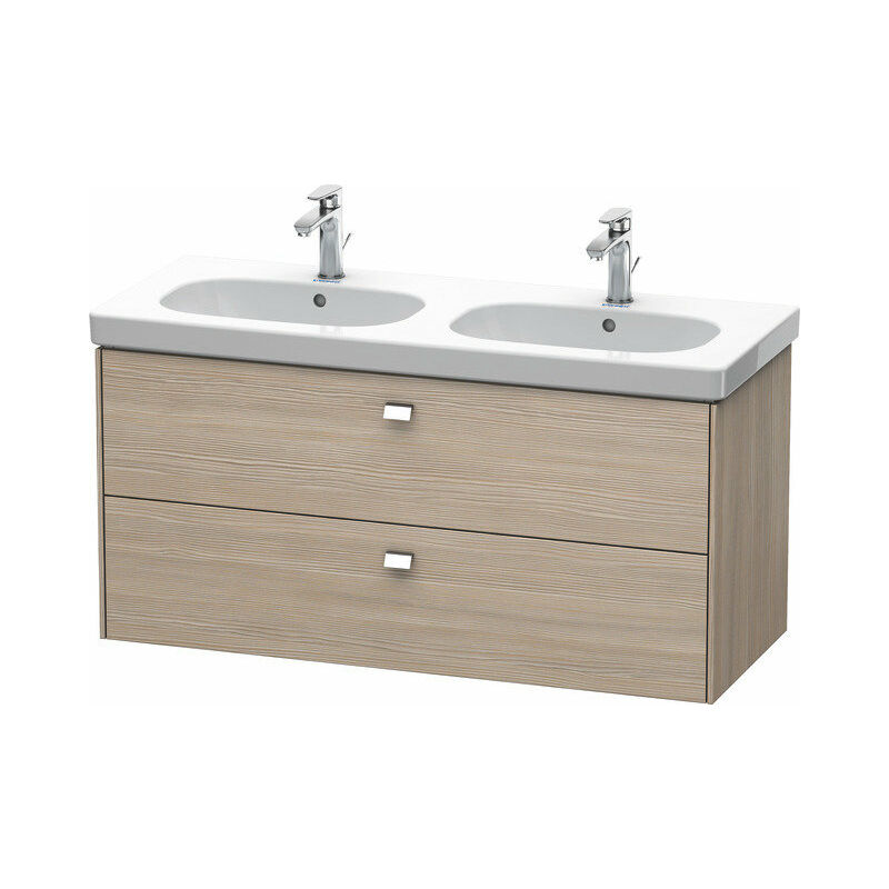 

Mueble alto de pared Duravit Brioso 117,0 x 46,9 cm, con 2 cajones, incl. hueco para sifón y delantal, para lavabo D-Código 034812, Color