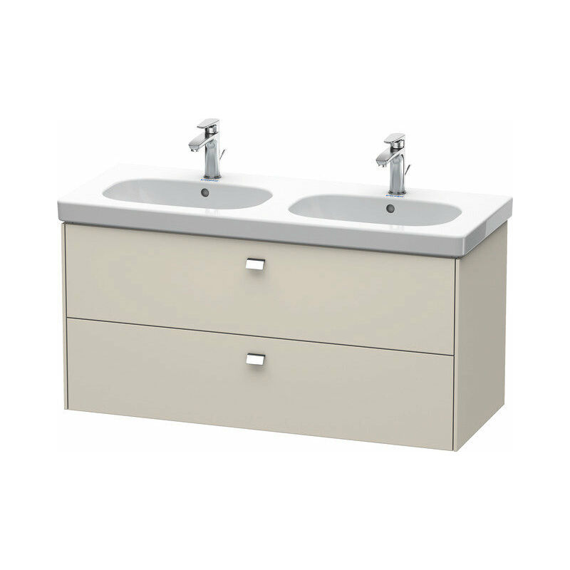 

Mueble alto de pared Duravit Brioso 117,0 x 46,9 cm, con 2 cajones, incl. hueco para sifón y delantal, para lavabo D-Código 034812, Color