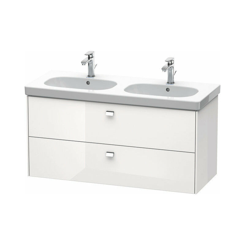 

Mueble alto de pared Duravit Brioso 117,0 x 46,9 cm, con 2 cajones, incl. hueco para sifón y delantal, para lavabo D-Código 034812, Color