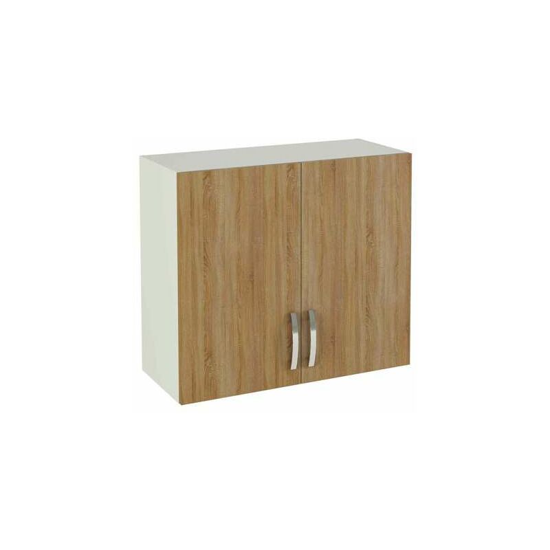 

Mueble cocina para colgar con 2 puertas en varios colores 70 cm(alto)80 cm(ancho)33 cm(largo) Color ROBLE