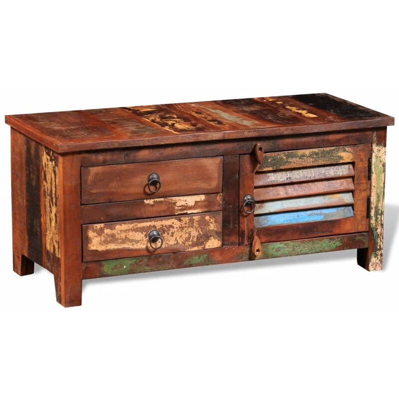 

Mueble aparador para la TV y Hi-Fi madera maciza reciclada