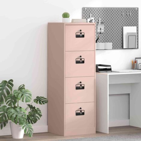 Mueble archivador con cajón con estante Rosa 44 x 50 x 106.5 cm