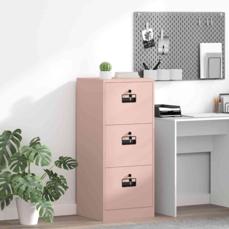 Mueble archivador con cajón Rosa 45,5 x 42 x 106,5 cm