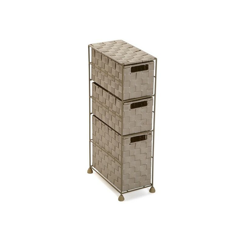 

Mueble Auxiliar 3 cajones Beige Polipropileno (28 x 57 x 15,5 cm)