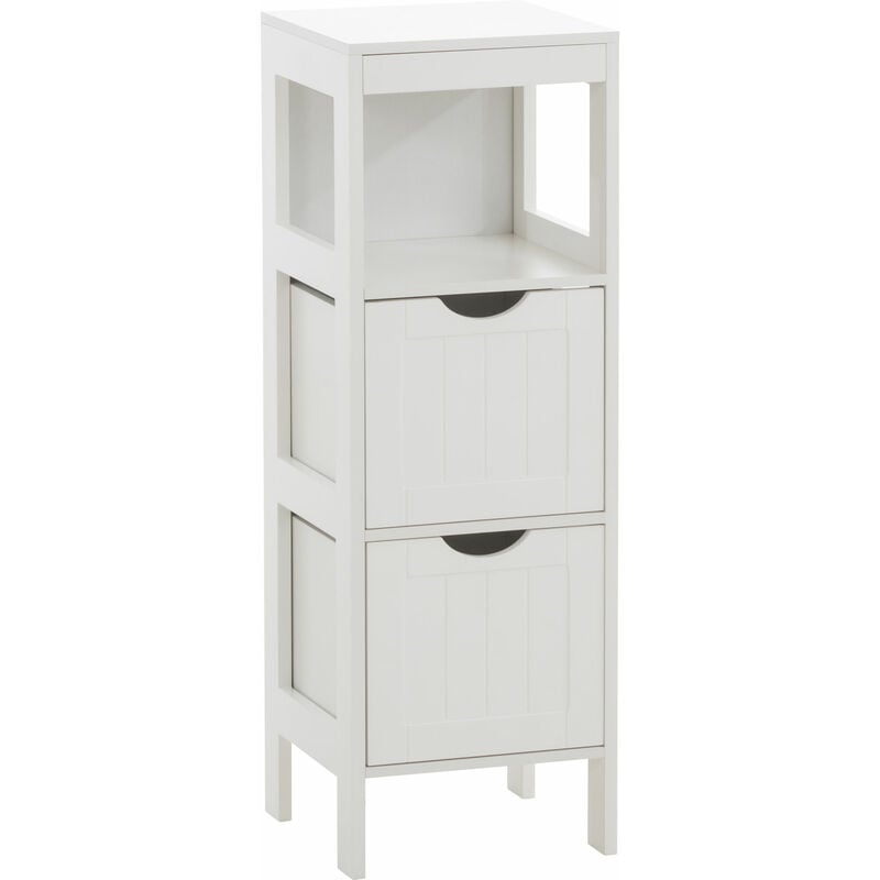 

Mueble Auxiliar Hamina Lacado En Blanco Blanco