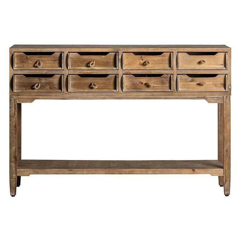 

Burkinahomedecor - Mueble auxiliar para comedor RURAL de 8 cajones Burkina