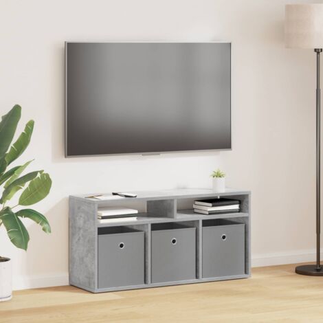 Mueble bajo con cajón Gris Concreto 87 x 27,5 x 43 cm