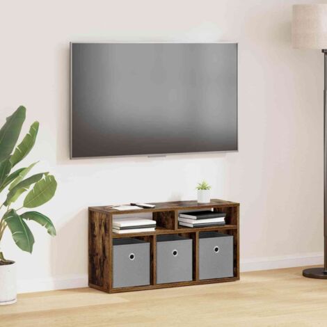 Mueble bajo con cajón Roble ahumado 72 x 22,5 x 38 cm