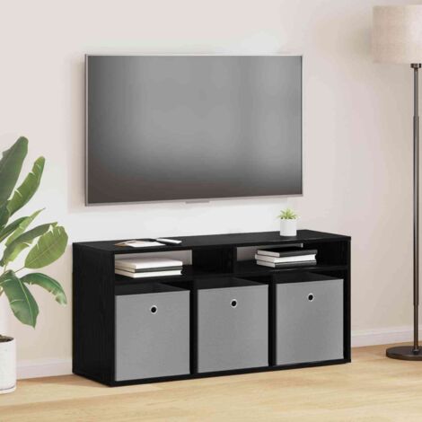 Mueble bajo con cajón Roble Negro 102 x 32 x 48,5 cm