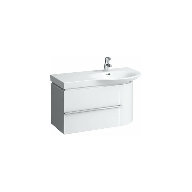 

Laufen - Mueble bajo encimera, 1 puerta a la derecha, 2 cajones a la izquierda, 840x375x450, color: Blanco brillante - H4015020754751