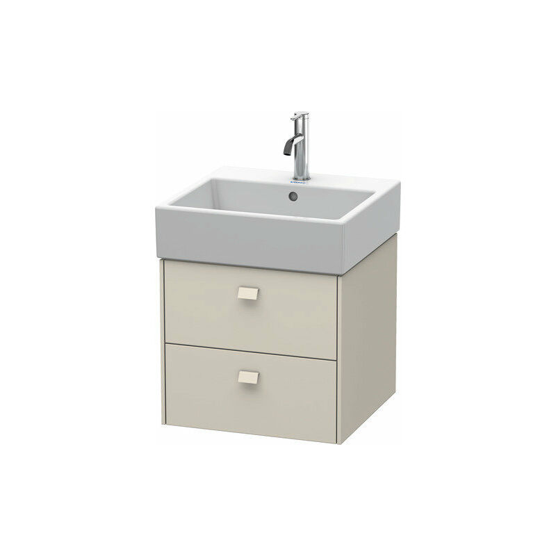 

Mueble bajo encimera Duravit Brioso 48,4 x 45,9 cm, 2 cajones, incl. hueco para sifón y delantal, para lavabo Vero Air 235050, Color (frente/cuerpo):