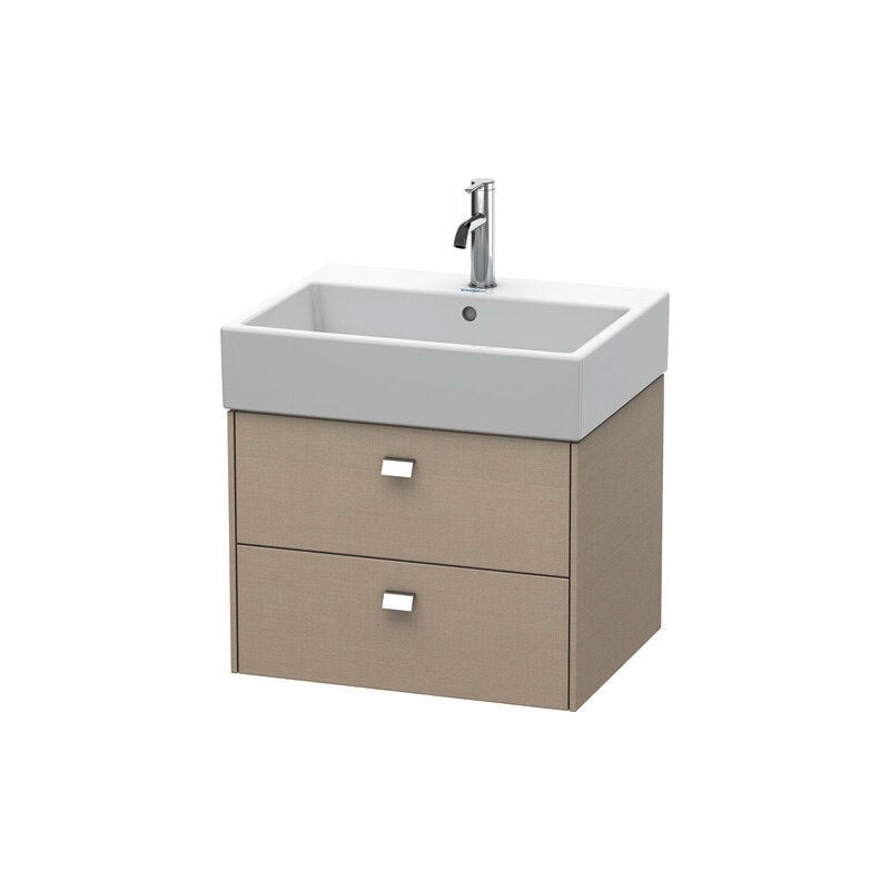 

Mueble bajo encimera Duravit Brioso 58,4 x 45,9 cm, 2 cajones, con sifón y delantal, para lavabo Vero Air 235060, Color (frente/cuerpo): Decoración