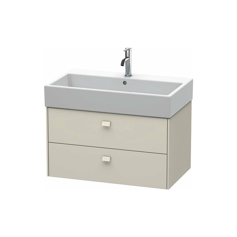 

Mueble bajo encimera Duravit Brioso 78,4 x 45,9 cm, 2 cajones, incl. hueco para sifón y delantal, para lavabo Vero Air 235080, Color (frente/cuerpo):