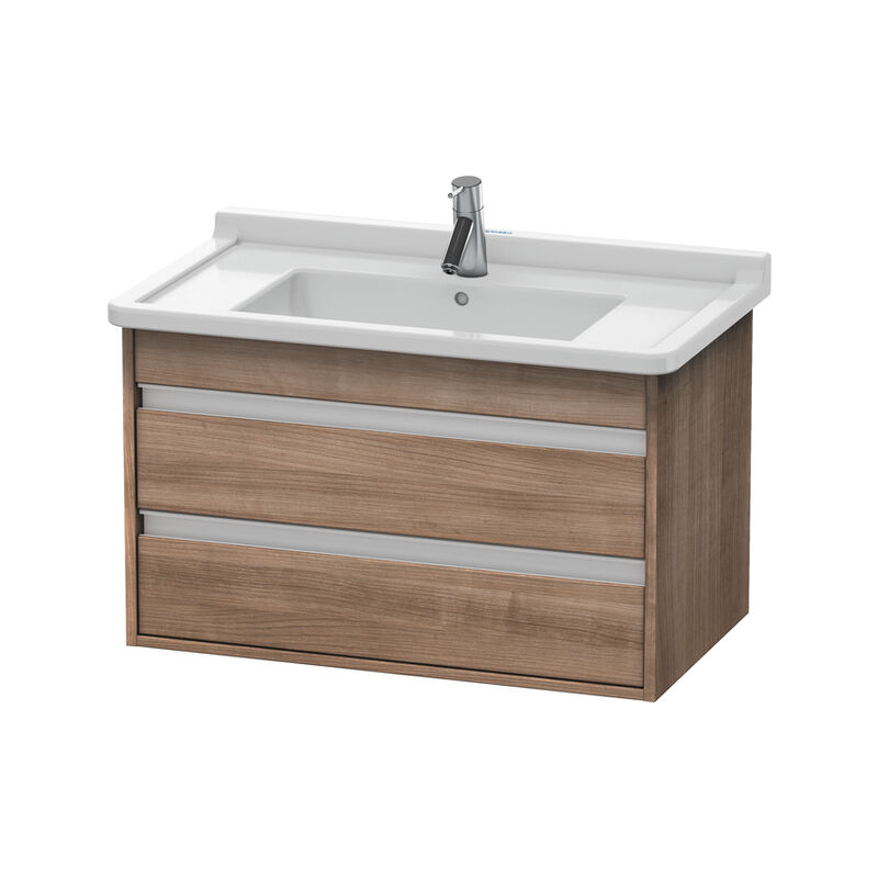 

Mueble bajo encimera Duravit Ketho 6644, 2 cajones, 800mm, para Starck 3, Color (frente/cuerpo): Cerezo del Tesino - KT664407373