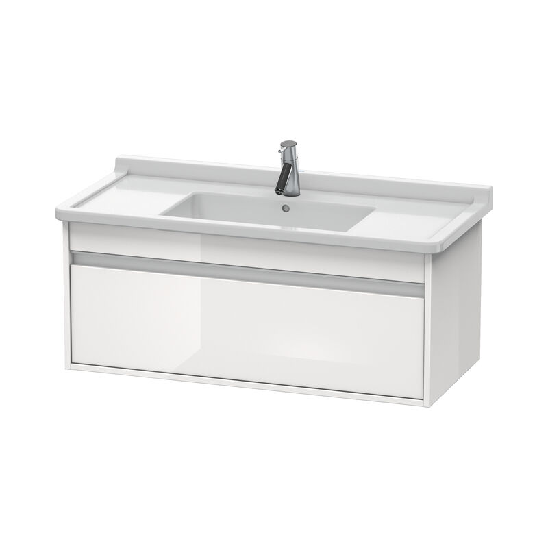 

Mueble bajo encimera Duravit Ketho 6665, 1 extraíble, 1000mm, para Starck 3, Color (frente/cuerpo): Decoración blanca de alto brillo - KT666502222