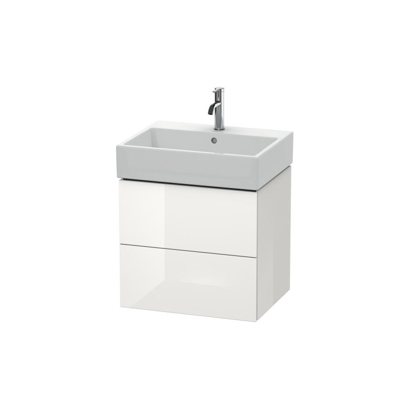 

Mueble bajo encimera Duravit L-Cube, de pared, 2 cajones, 58,4 x 45,9 cm, para Vero Air 235060, color: Nogal cepillado Chapa de madera auténtica