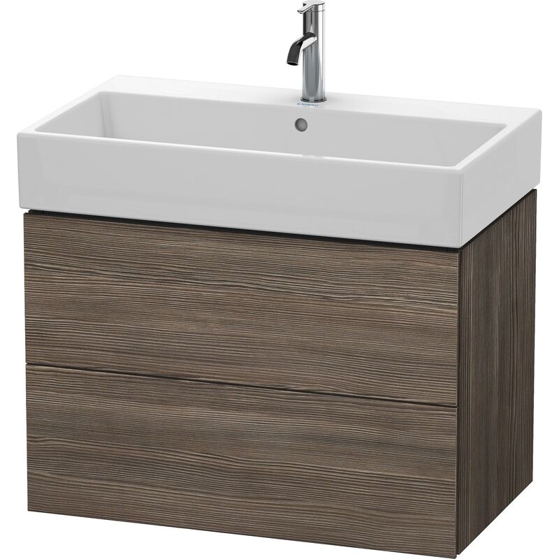 

Mueble bajo encimera Duravit L-Cube, de pared, 2 cajones, 78,4 x 45,9 cm, para Vero Air 235080, color: Pino Terra Decor - LC627705151