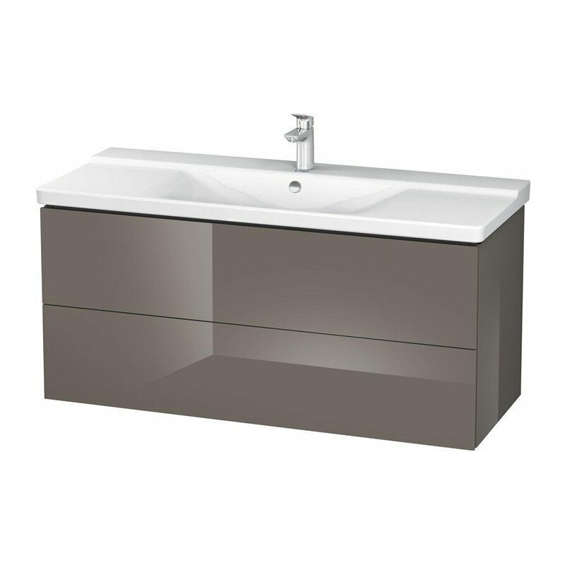 

Duravit - Mueble de baño L-CUBE 1220x481x555mm franela gris brillo