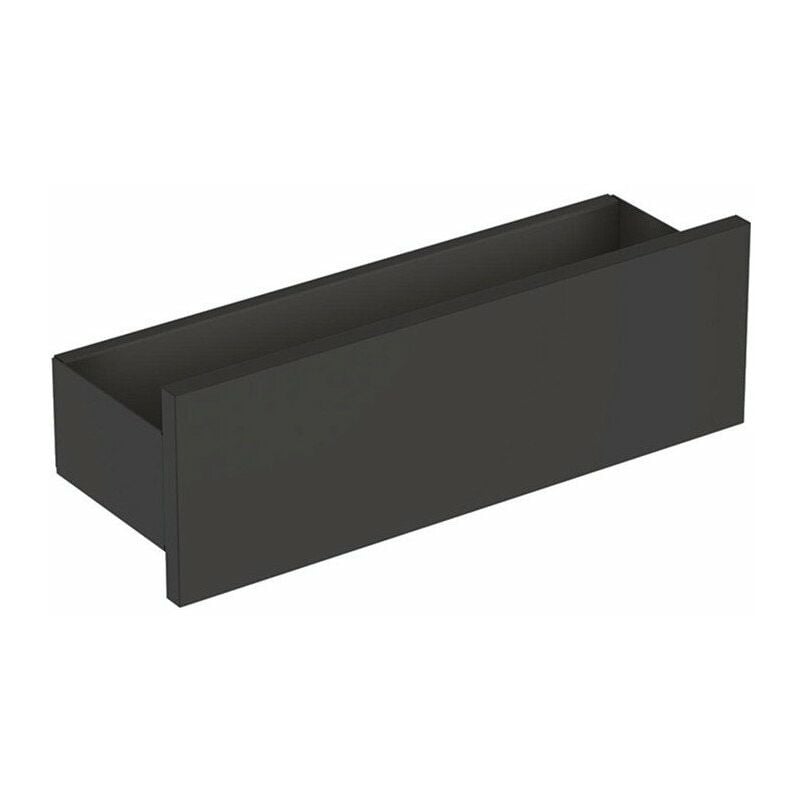 

Estante de pared Geberit Smyle Square: Ancho 45 cm, Alto 14,8 cm, Fondo 15 cm, gris aterciopelado / con recubrimiento de polvo mate, gris