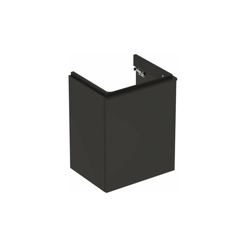 

Geberit Smyle Square Lavamanos, 500363, 492x617x406mm, con 1 puerta, apertura a la derecha, color: Lava / lacado mate - 500.363.JK.1