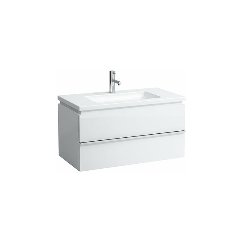 

Mueble bajo encimera Laufen, 2 cajones, 460x895x475, apto para living square, color: Nieve (blanco mate) - H4012620754631