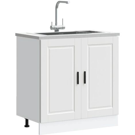 Mueble bajo fregadero Porto  80x46x81,5cm madera diseñada