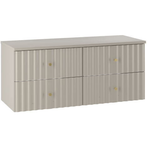 Mueble bajo lavabo 120cm encimera Izae Cachemira