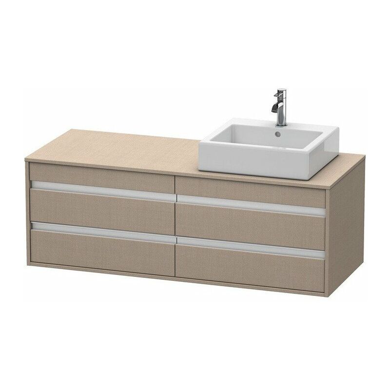 

Duravit - Mueble bajo lavabo 550x1400x496m KETHO con iluminación en re lino