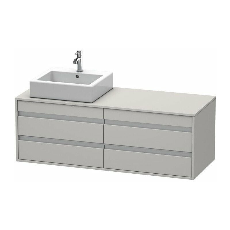 

Duravit - Mueble bajo lavabo 550x1400x496m KETHO con iluminación li concrete