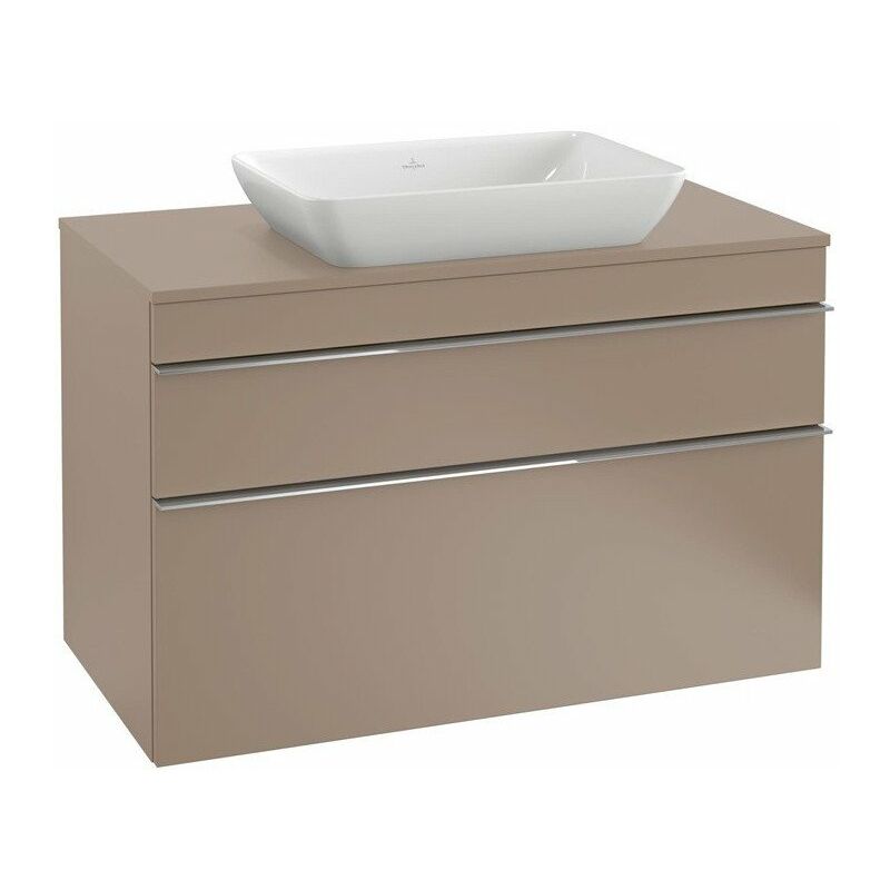 

Villeroy&boch - Mueble bajo lavabo, 757 x 606 x 502 mm, modelo suspendido, En madera, lavabo en el medio Elm Impresso